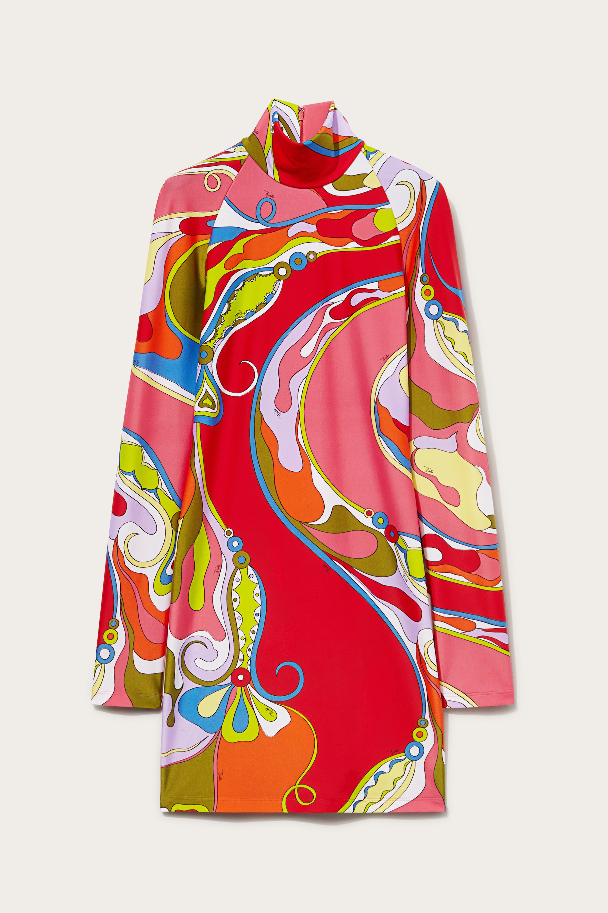 Orchidee-Print Mini Dress View 1 - Pucci