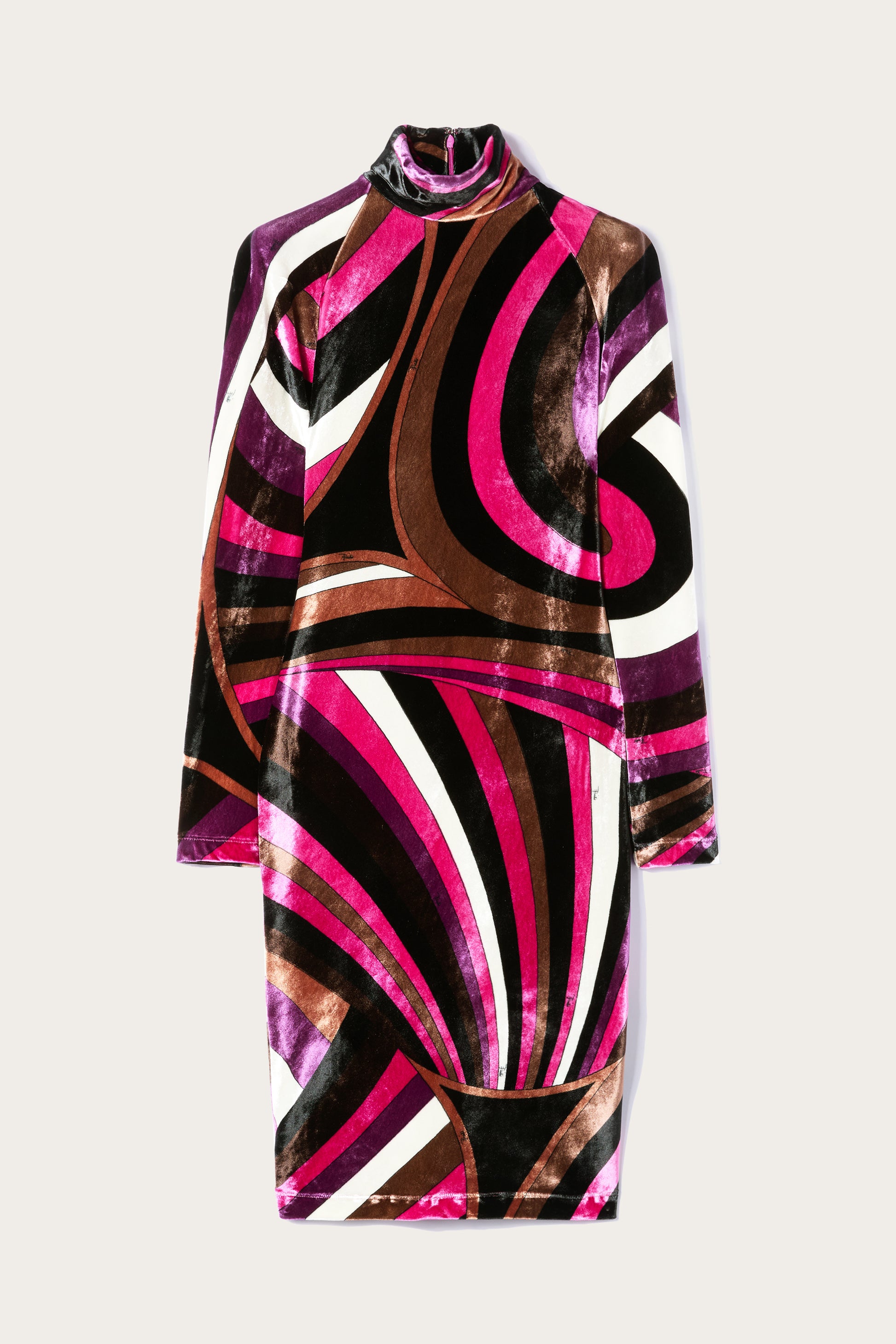 Iride-Print Velvet Dress View 1 - Pucci