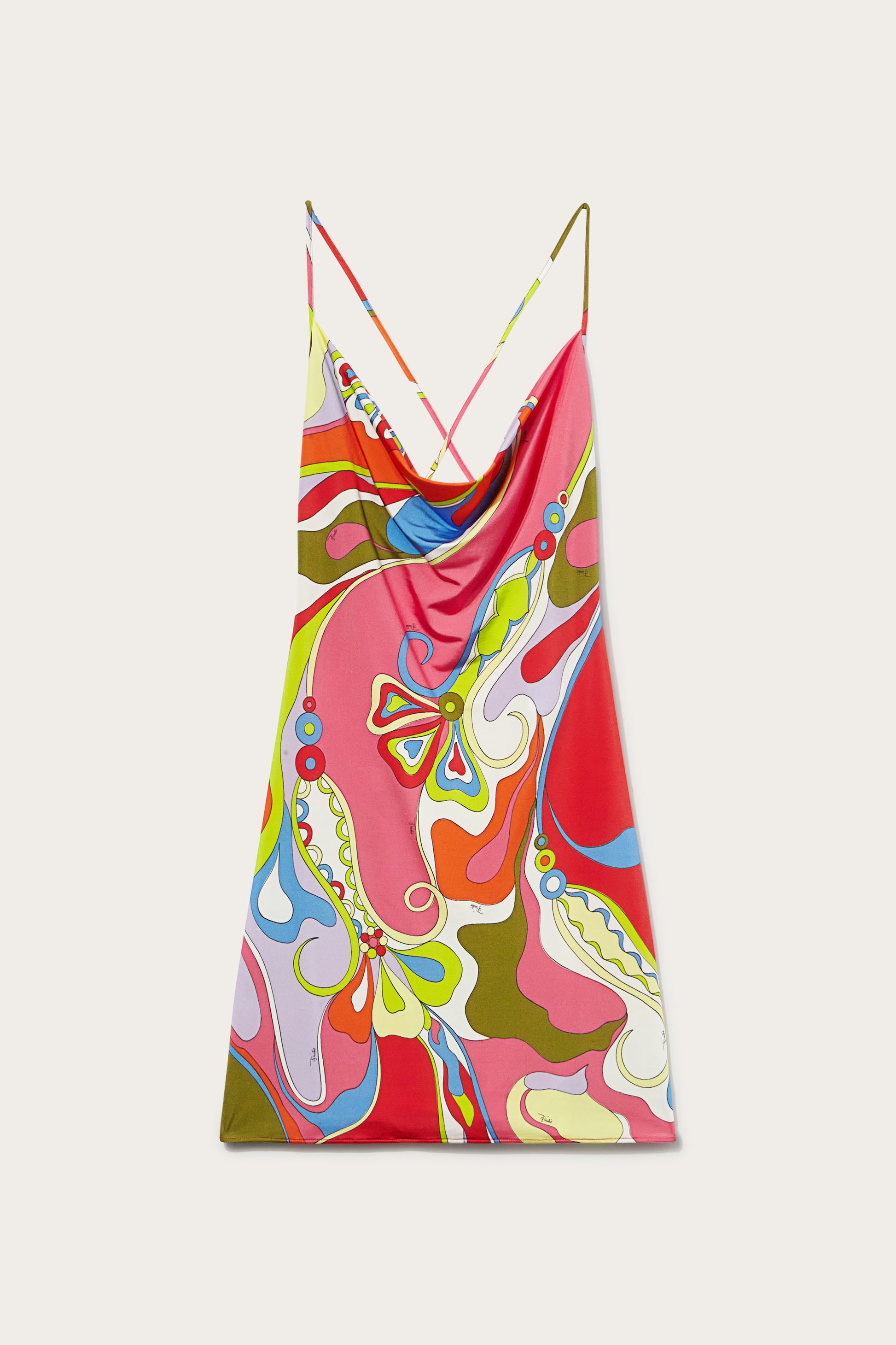 Orchidee-Print Mini Dress View 1 - Pucci