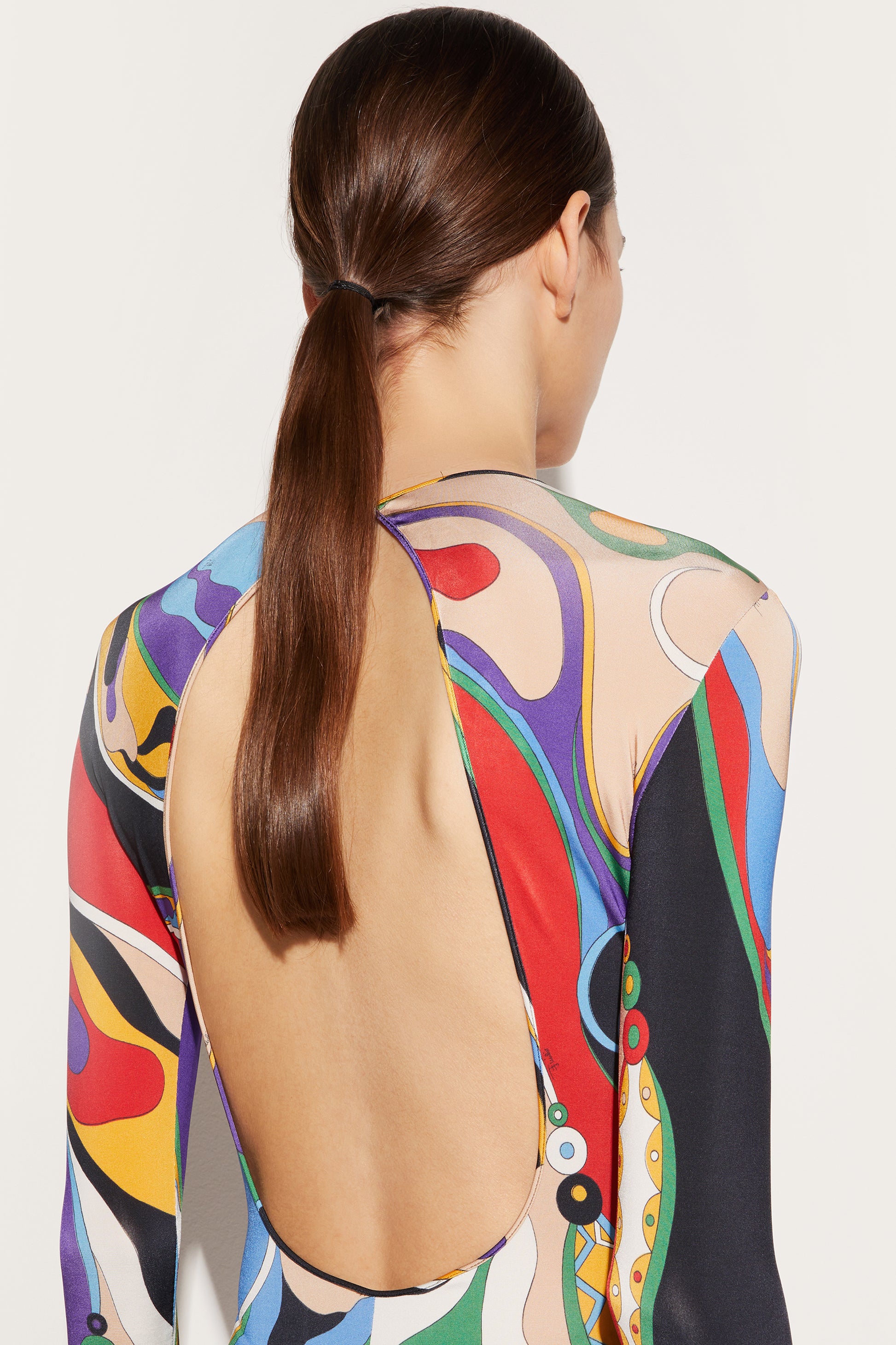 Orchidee-Print Mini Dress View 5 - Pucci