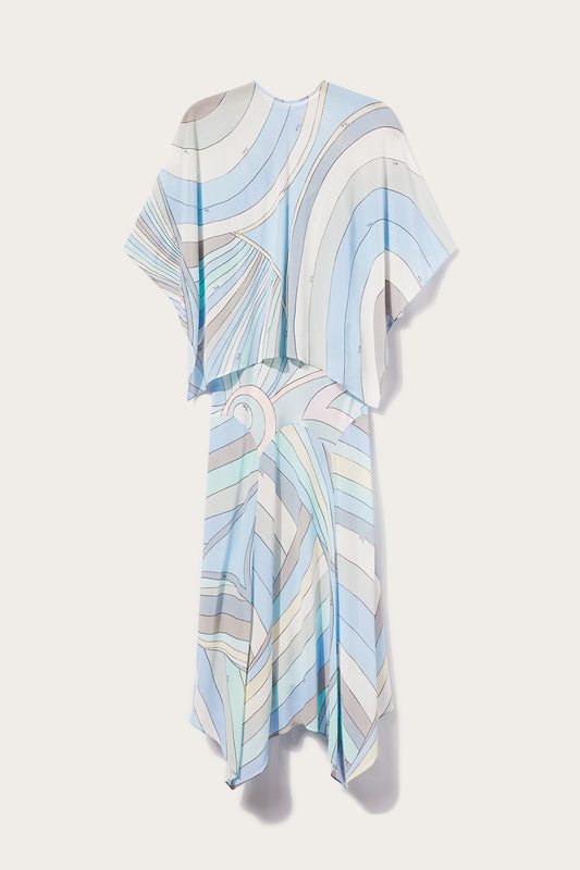 Iride-Print Layered Dress View 1 - Pucci