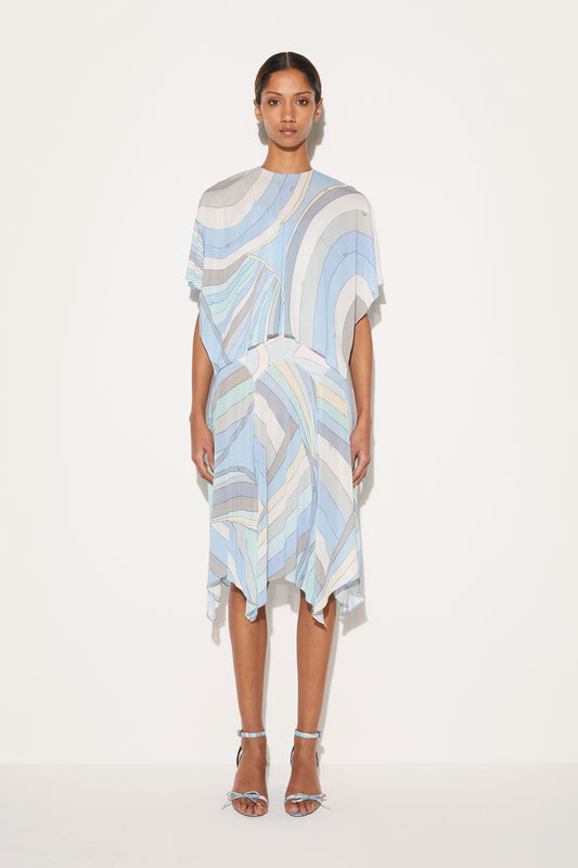 Iride-Print Layered Dress View 2 - Pucci