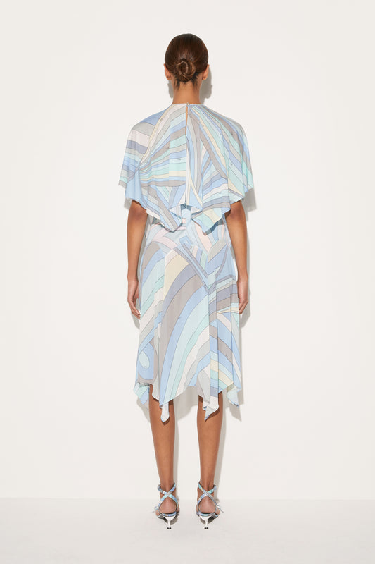 Iride-Print Layered Dress View 4 - Pucci