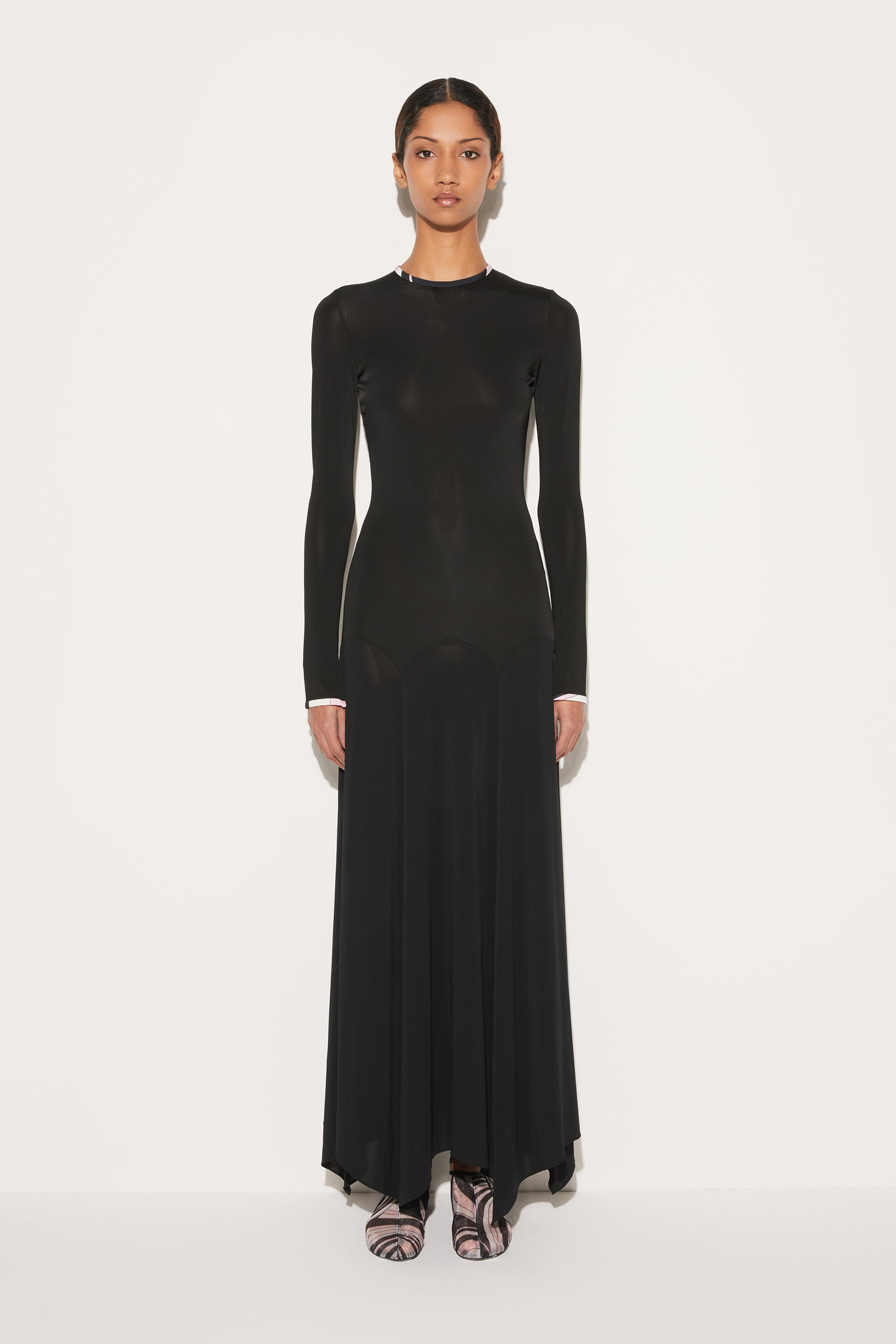 Long-Sleeve Long Dress View 2 - Pucci
