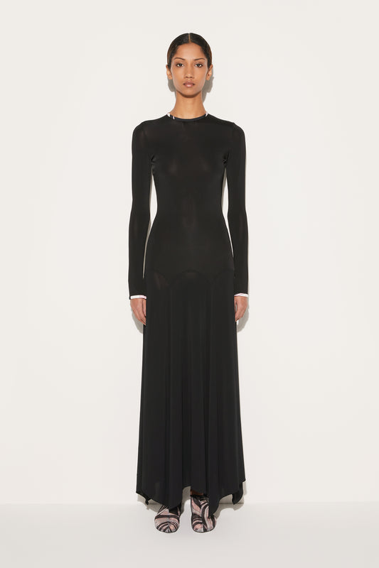 Long-Sleeve Long Dress View 2 - Pucci