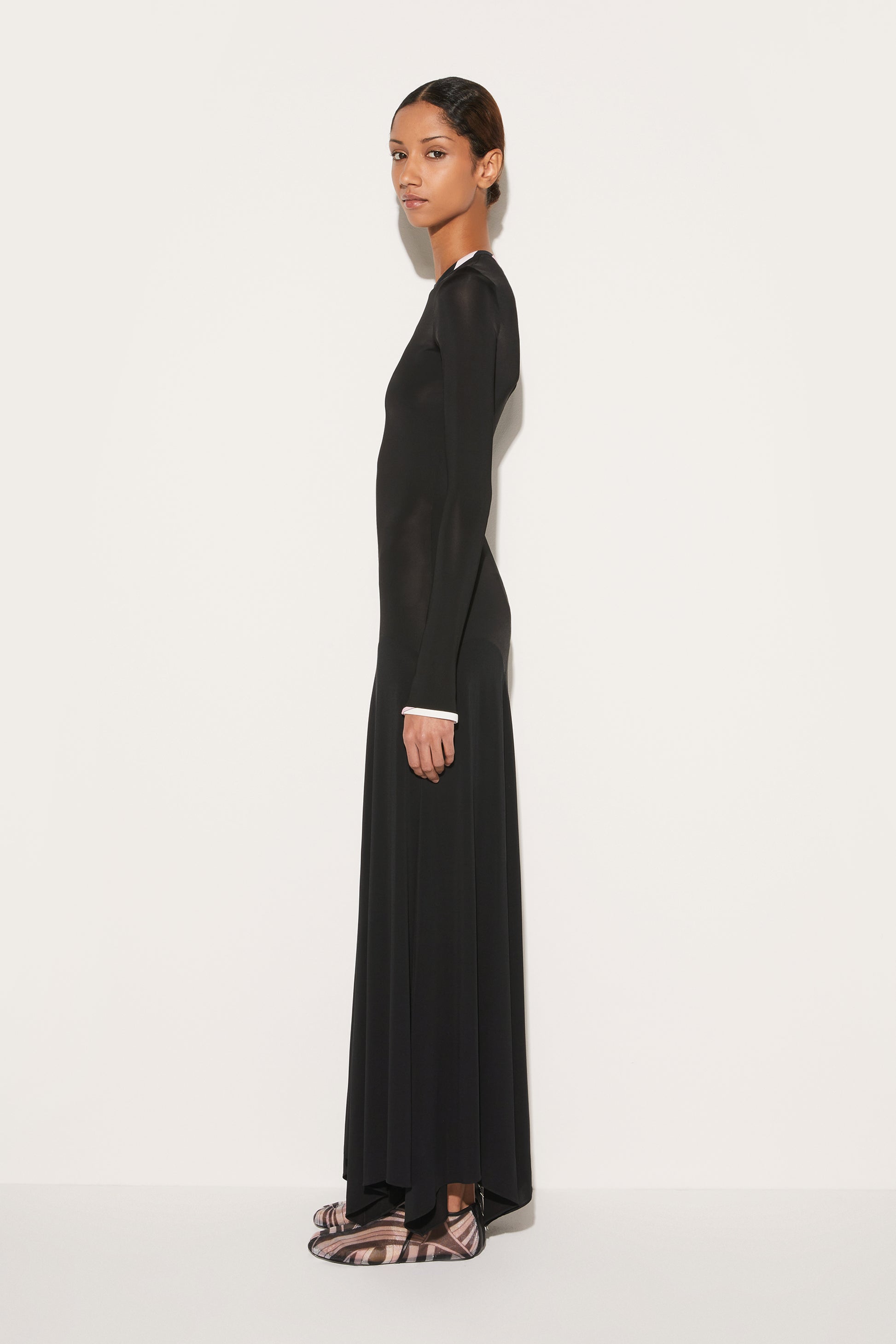 Long-Sleeve Long Dress View 3 - Pucci