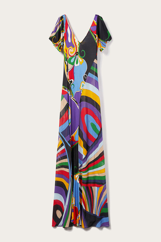 Orchidee And Iride-Print Dress View 1 - Pucci