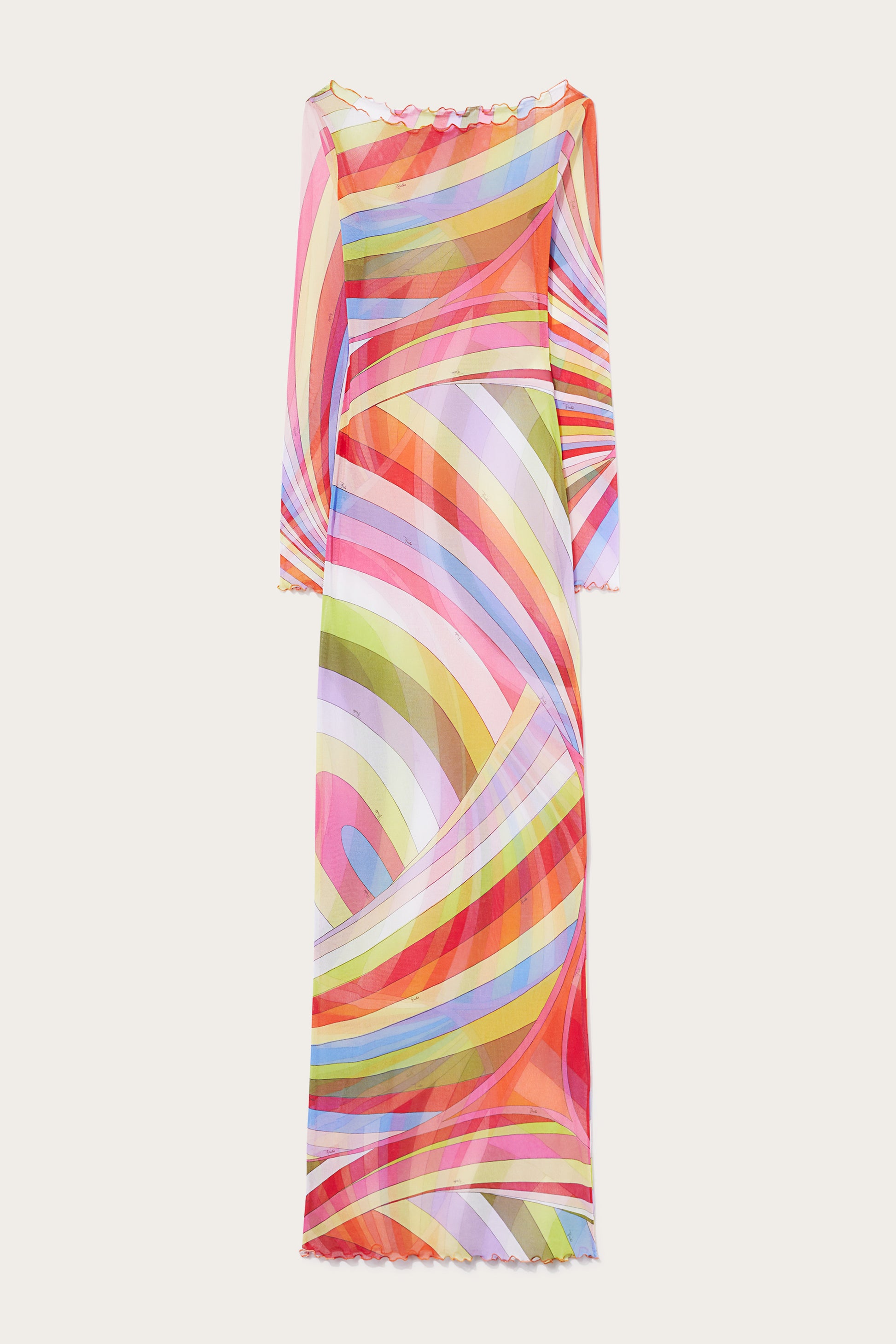 Iride-Print Tulle Dress View 1 - Pucci