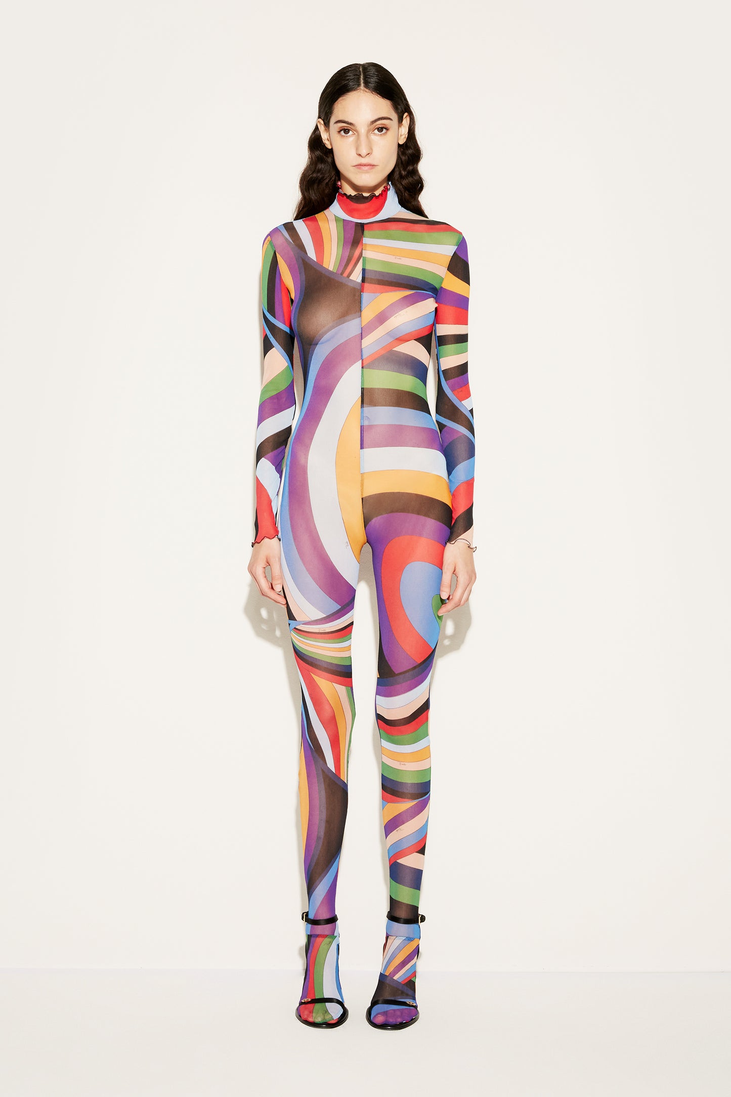 Iride-Print Catsuit View 2 - Pucci