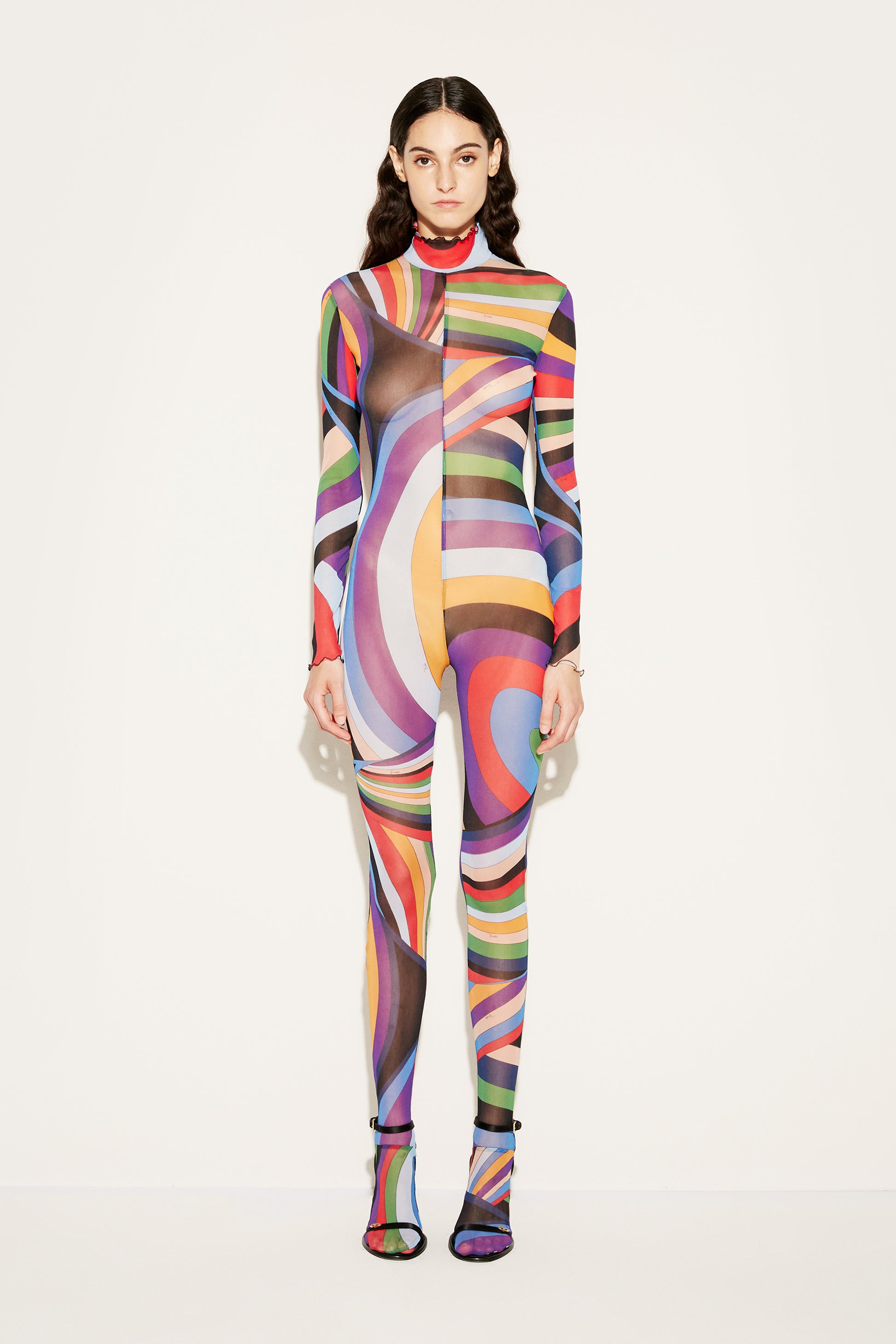 Iride-Print Catsuit View 2 - Pucci