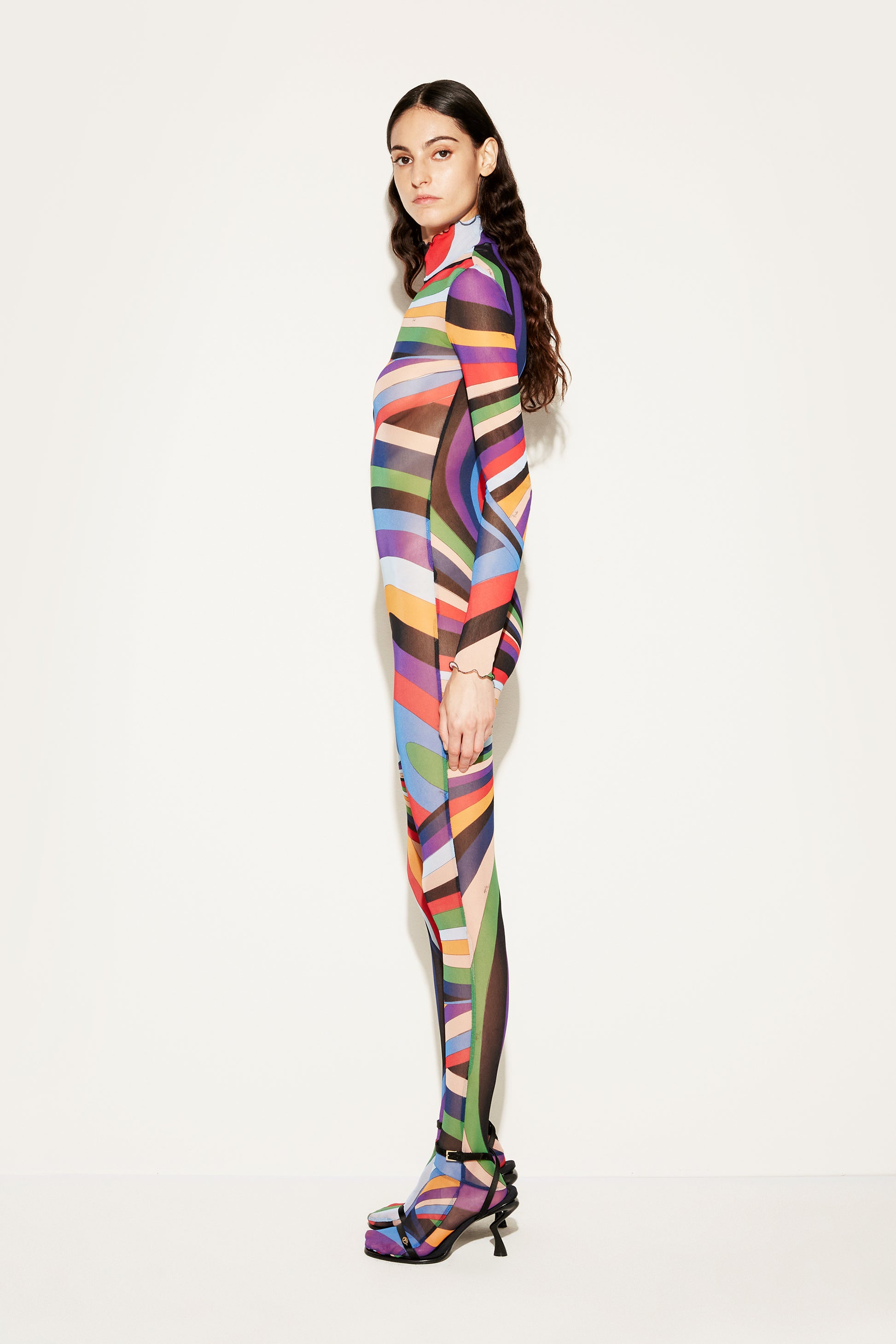 Iride-Print Catsuit View 3 - Pucci