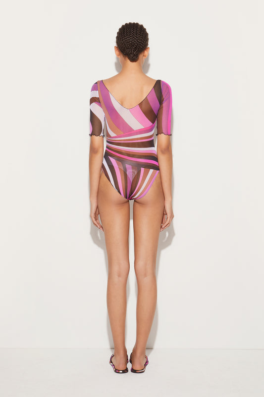 Iride-Print Bodysuit View 4 - Pucci