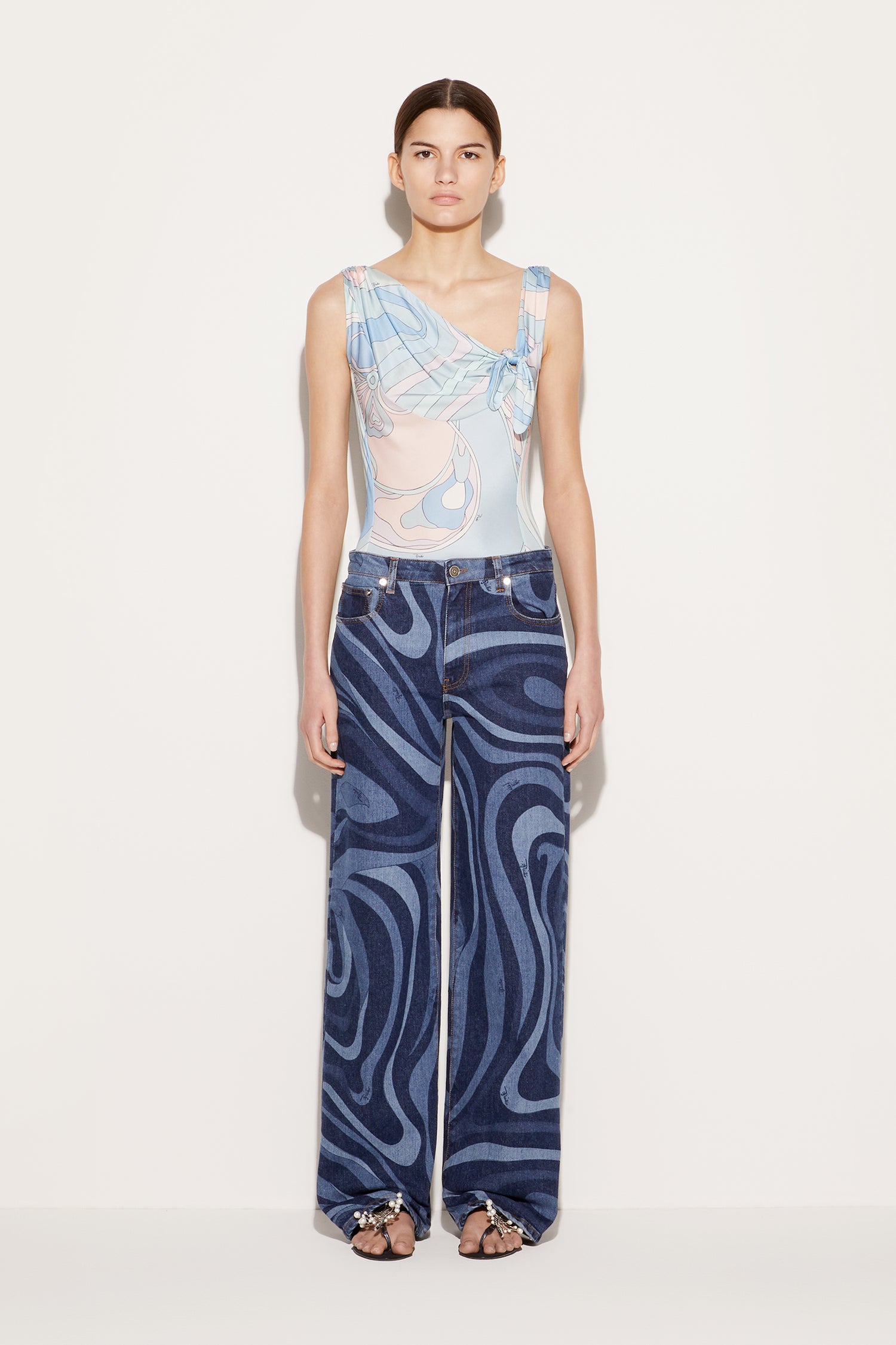 Orchidee-Print Top View 2 - Pucci