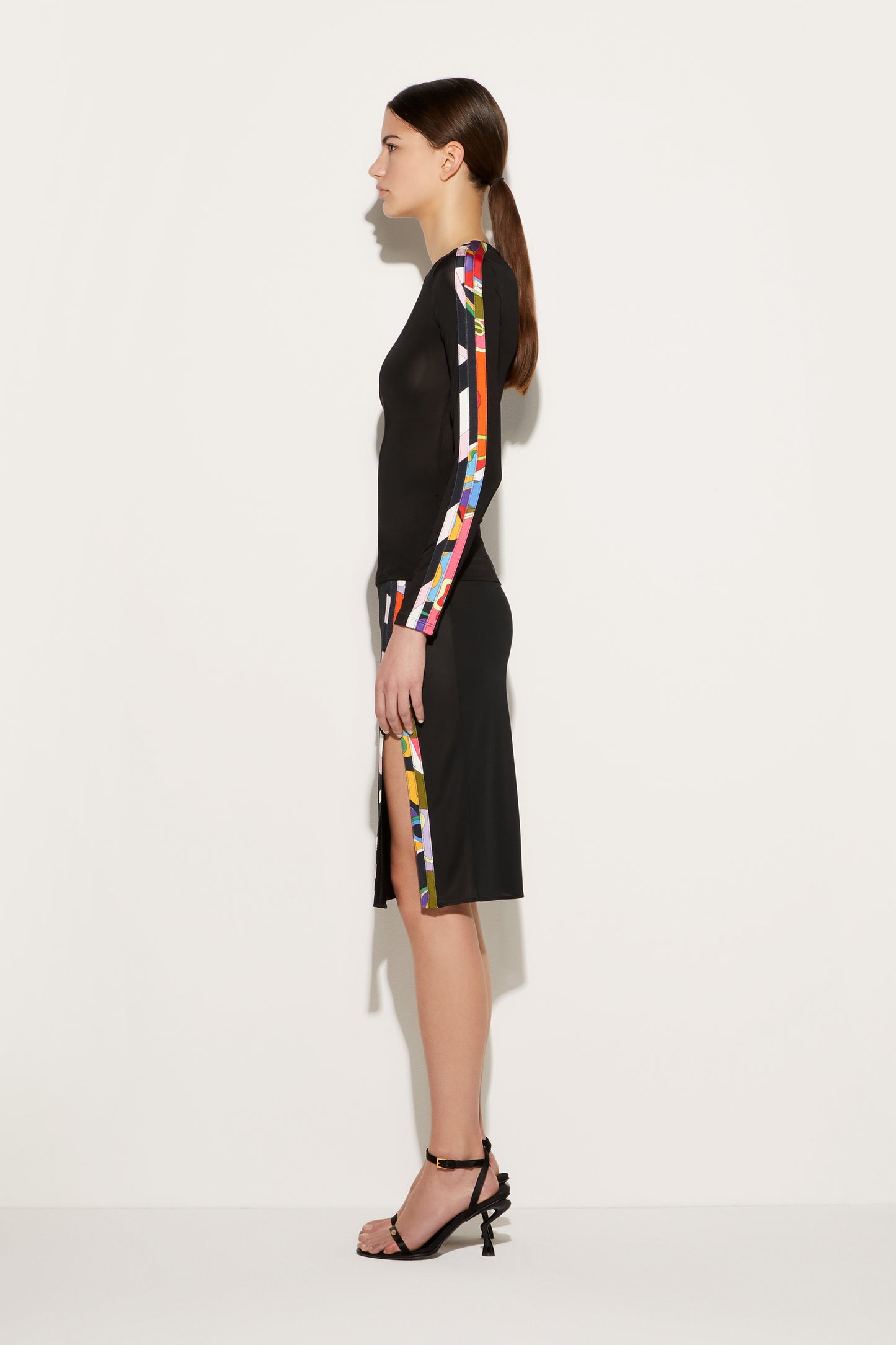 Long-Sleeved Top View 3 - Pucci