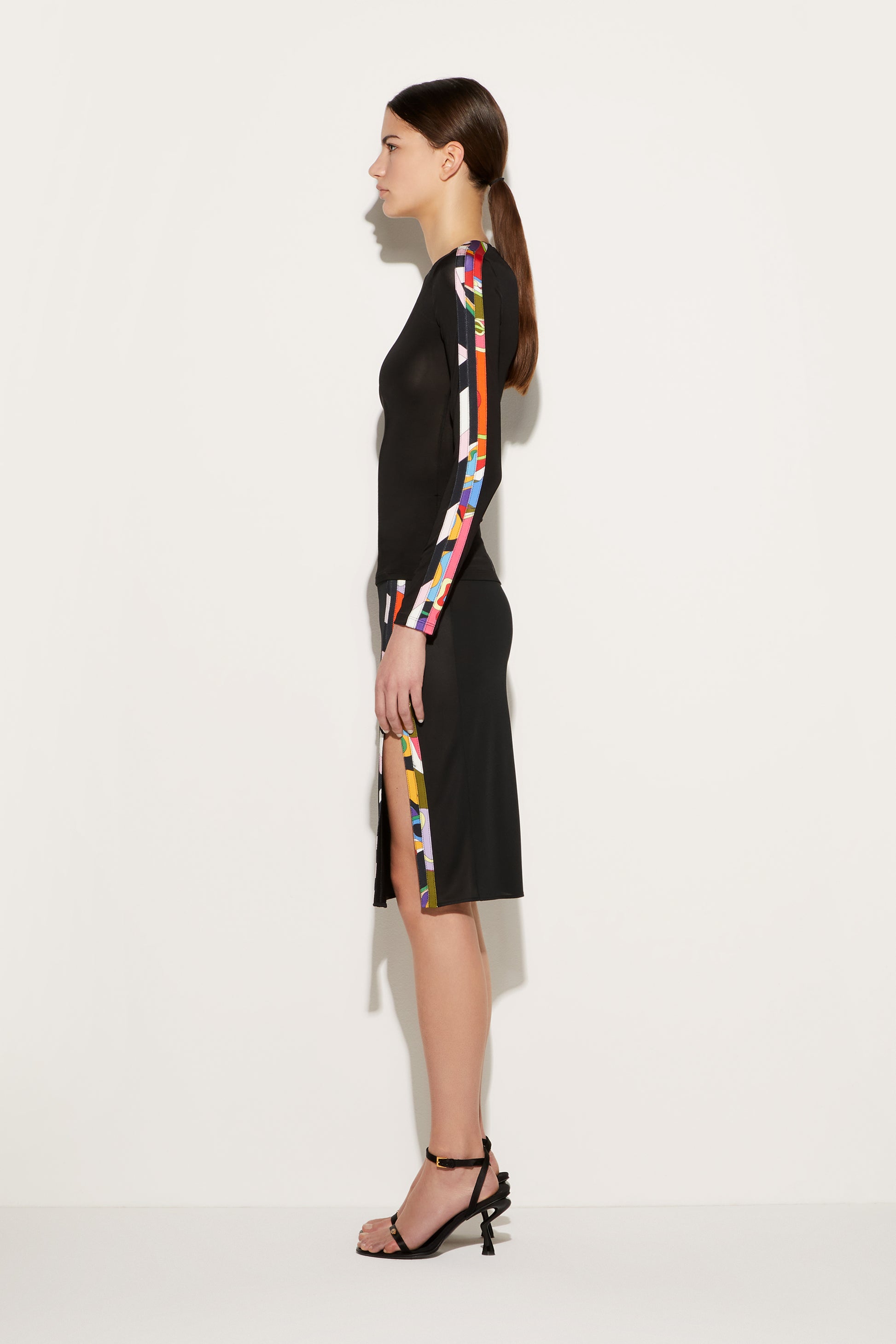 Long-Sleeved Top View 3 - Pucci