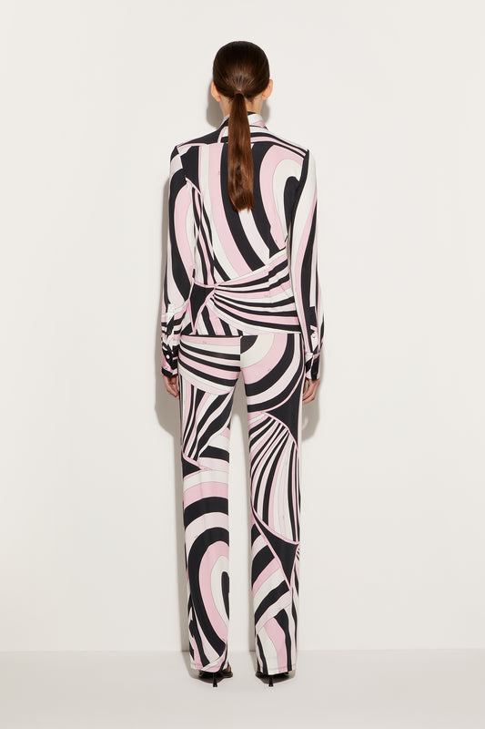 Iride-Print Trousers View 4 - Pucci
