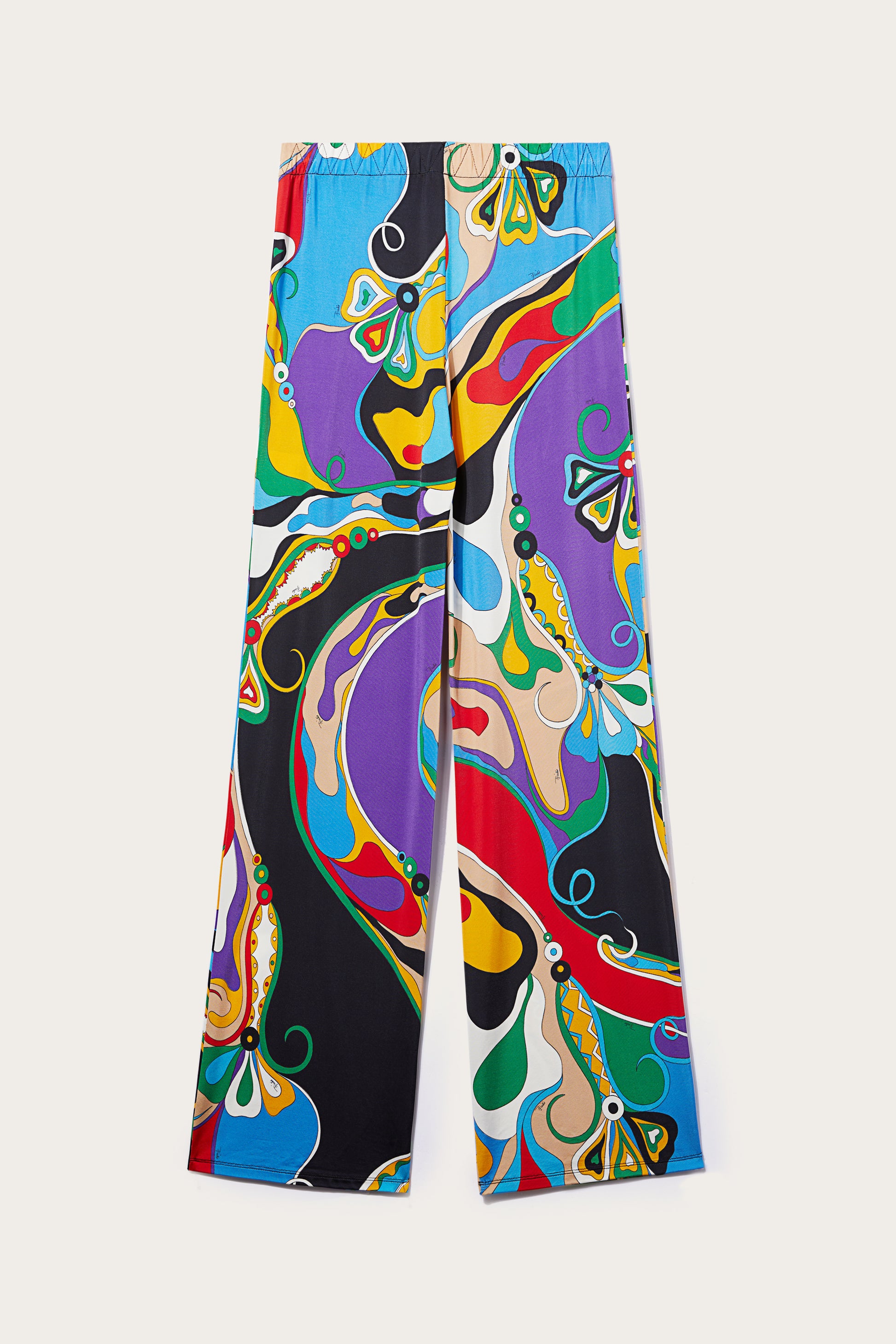 Orchidee-Print Trousers View 2 - Pucci