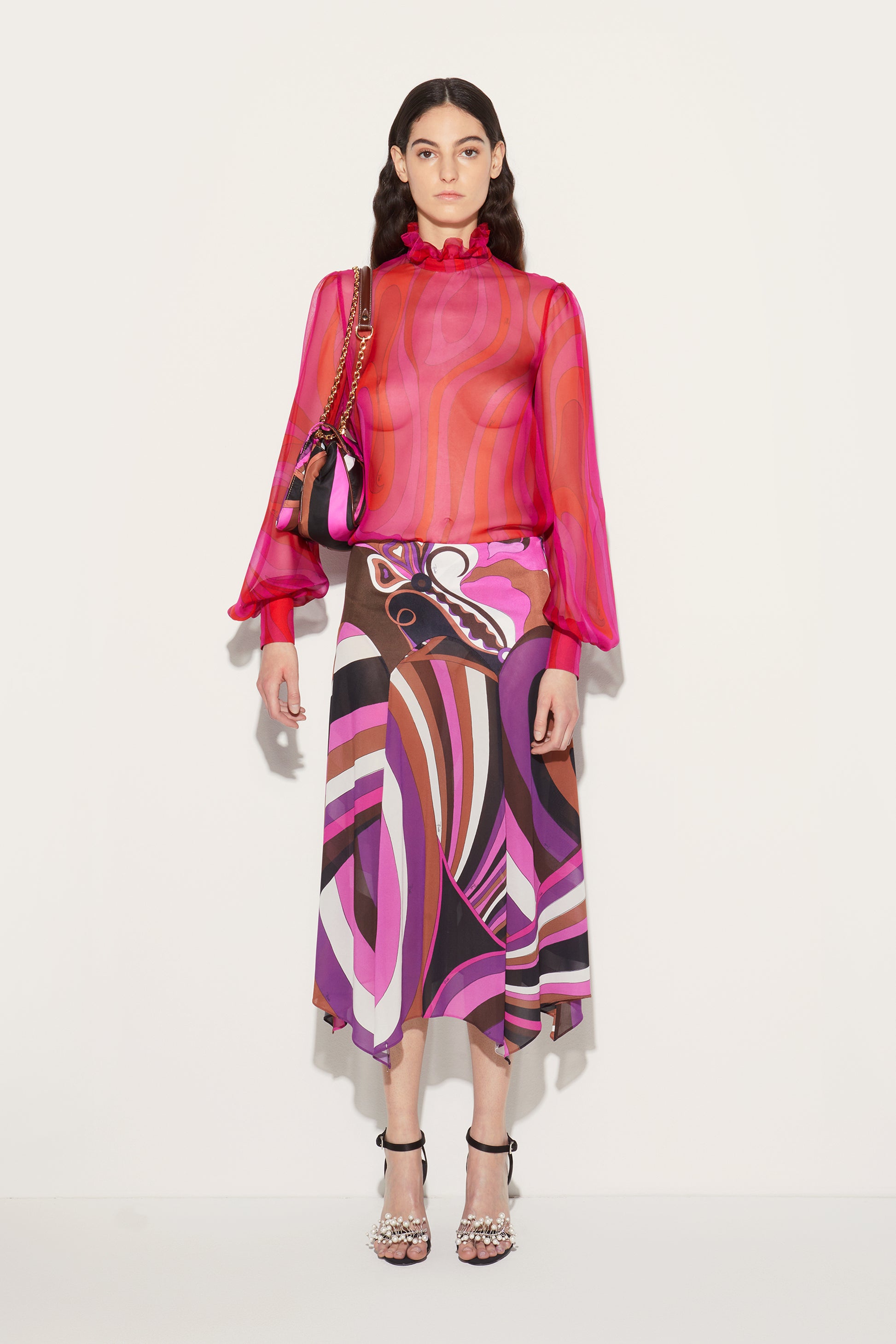 Iride-Print Skirt View 2 - Pucci