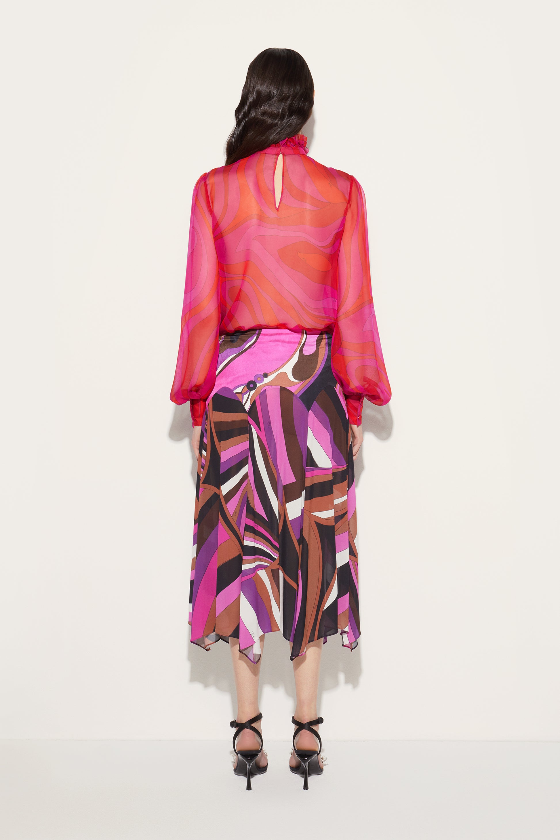 Iride-Print Skirt View 4 - Pucci