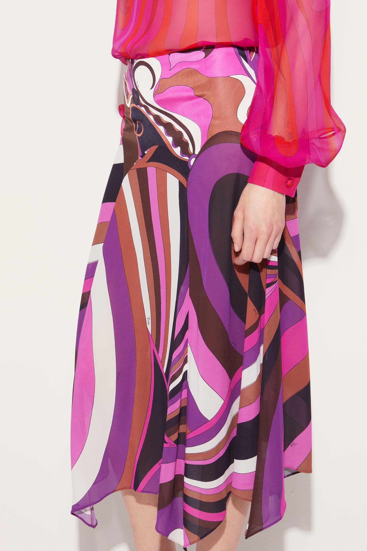 Iride-Print Skirt View 5 - Pucci