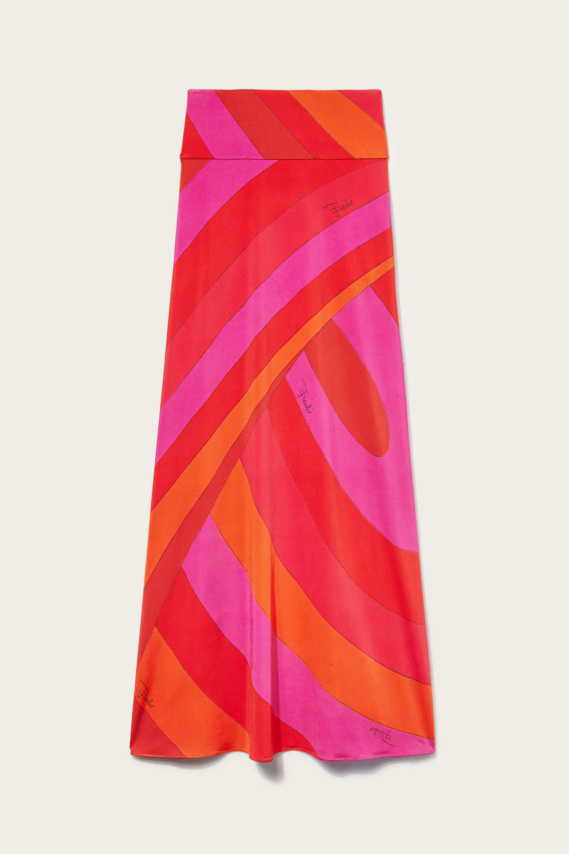 Iride-Print Long Skirt View 1 - Pucci