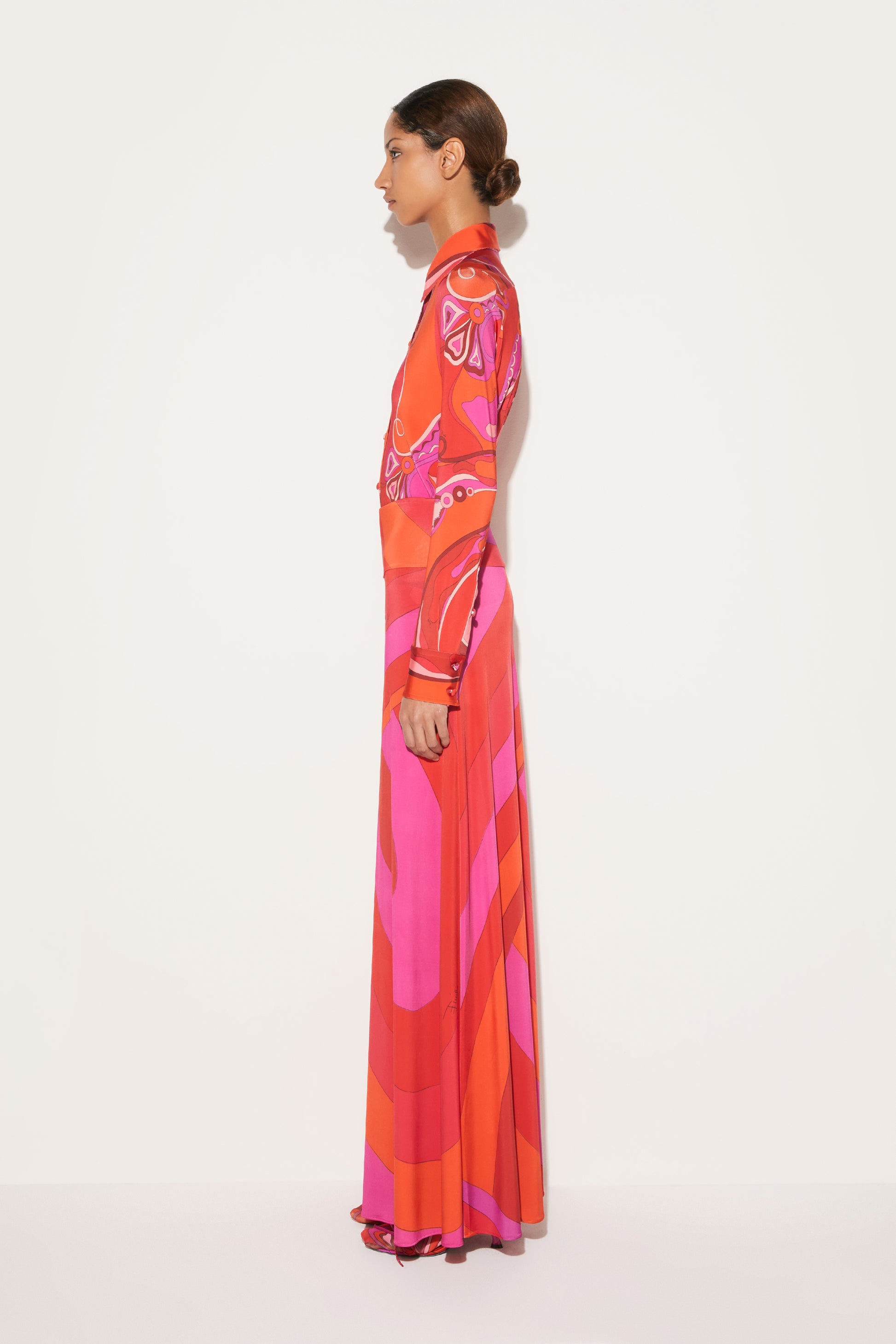 Iride-Print Long Skirt View 3 - Pucci