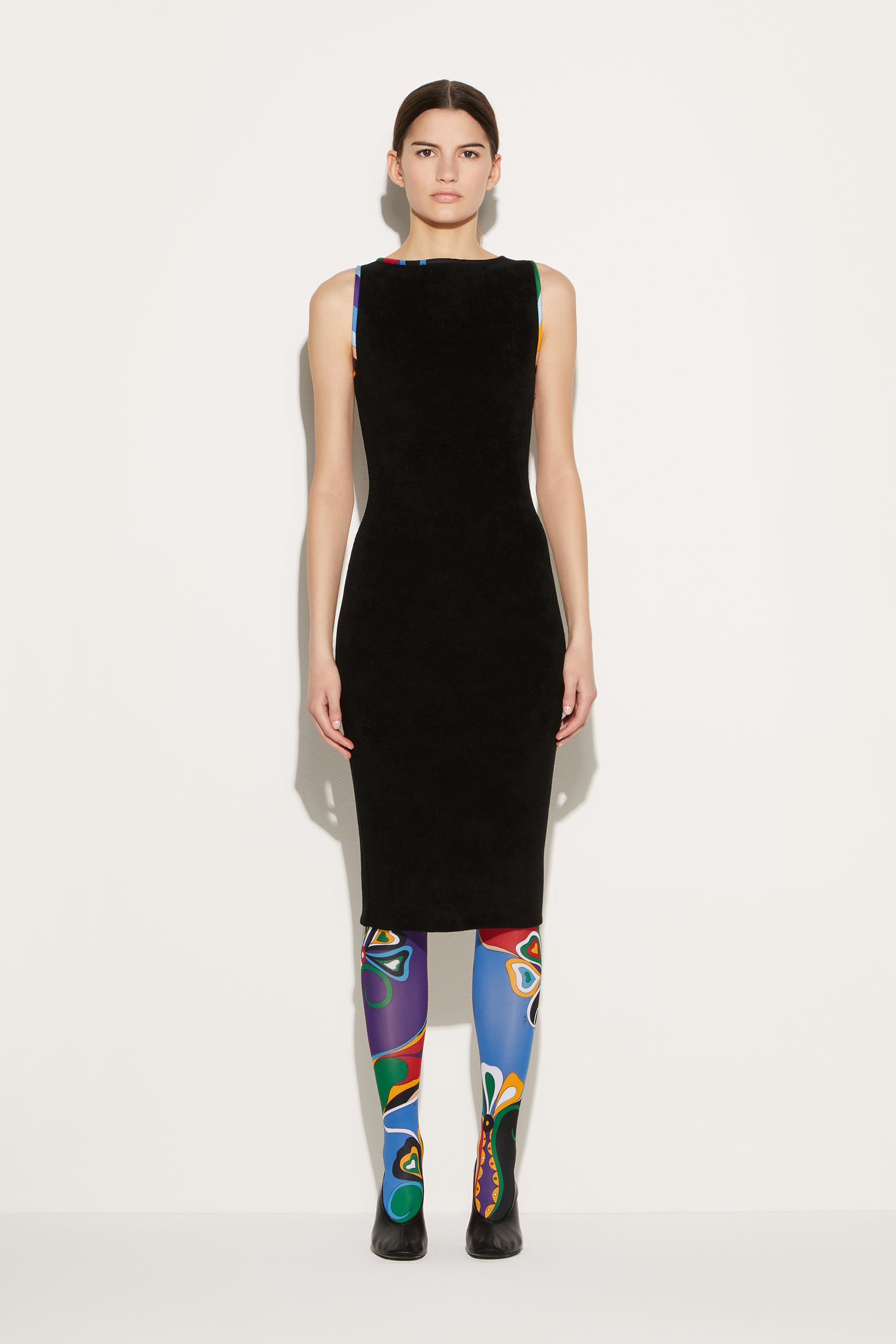 Boat-Neck Dress View 2 - Pucci