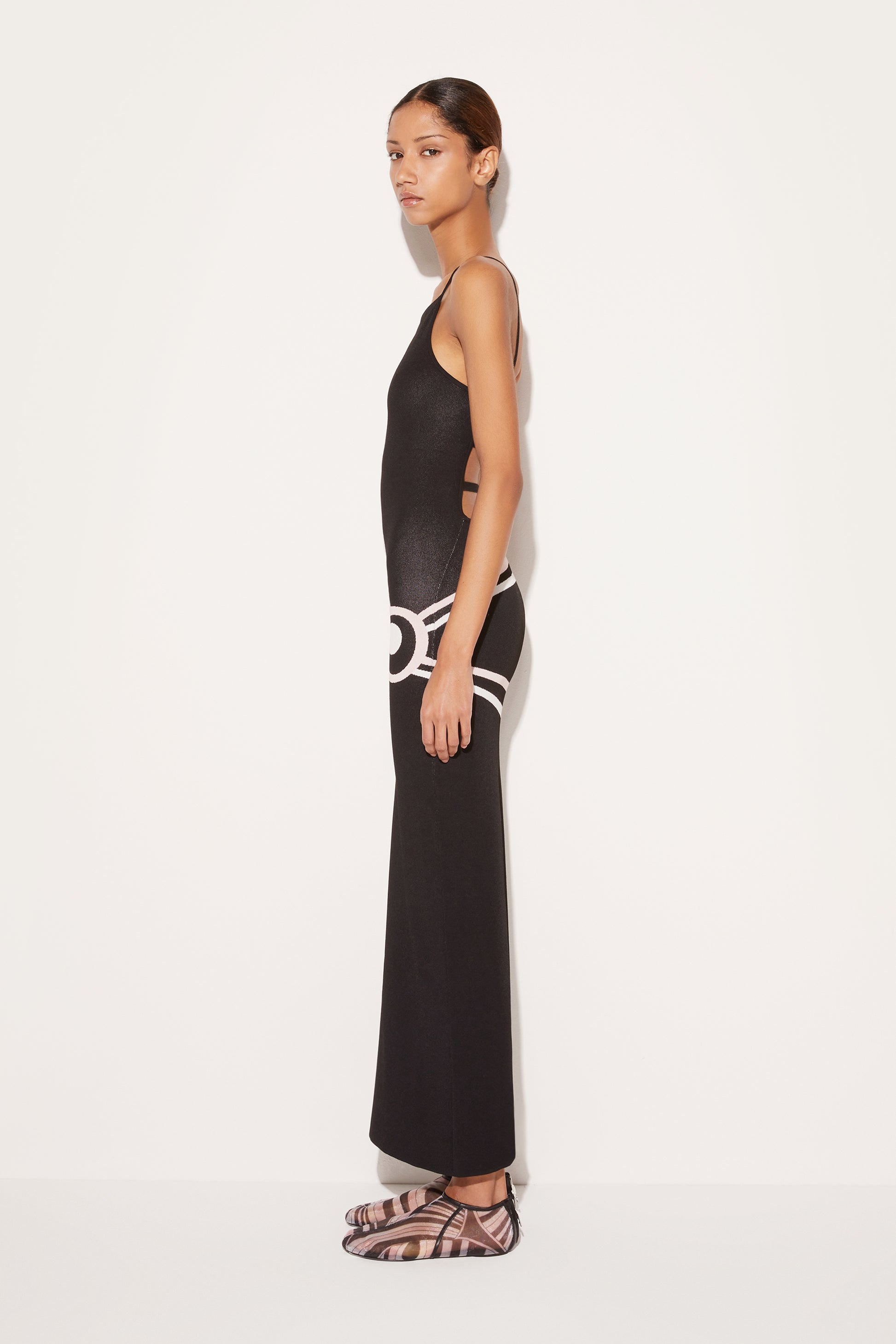 Marmo-Jacquard Long Dress View 3 - Pucci