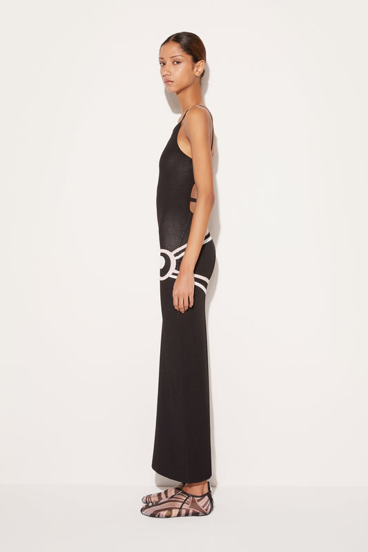 Marmo-Jacquard Long Dress View 3 - Pucci