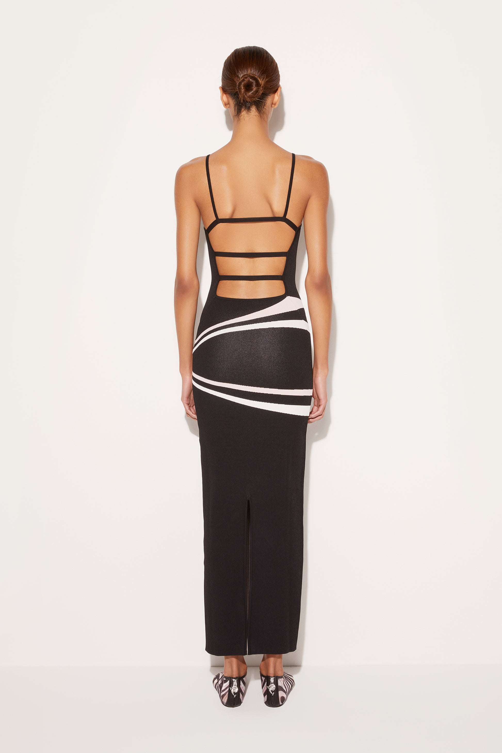 Marmo-Jacquard Long Dress View 4 - Pucci