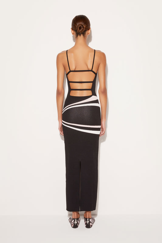 Marmo-Jacquard Long Dress View 4 - Pucci
