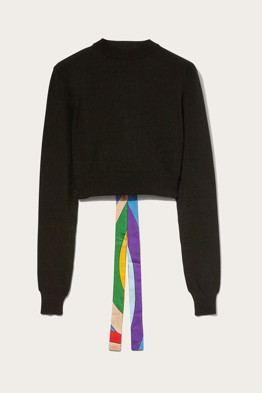 Cropped Sweater View 1 - Pucci