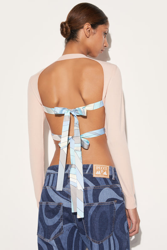 Cropped Sweater View 4 - Pucci