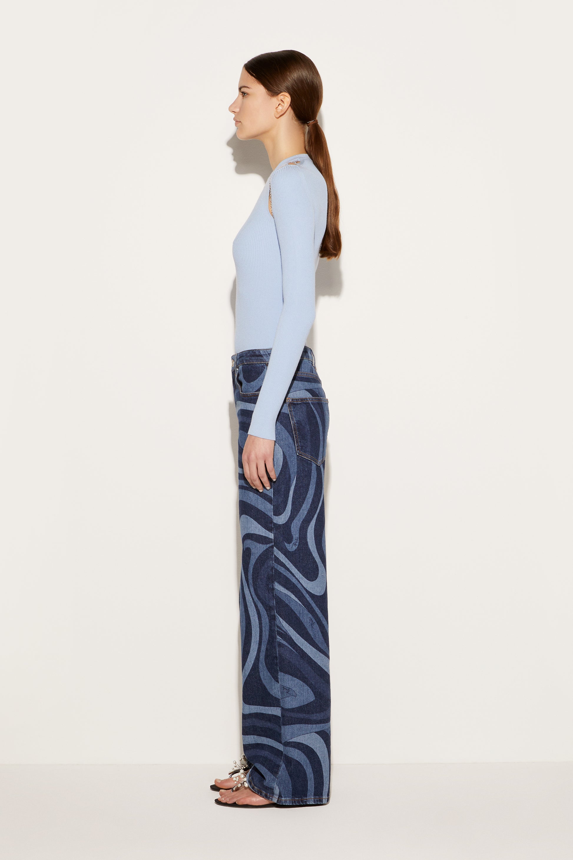 Chain-Embellished Sweater View 3 - Pucci