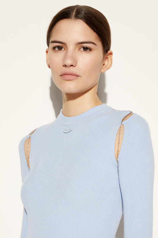 Chain-Embellished Sweater View 5 - Pucci