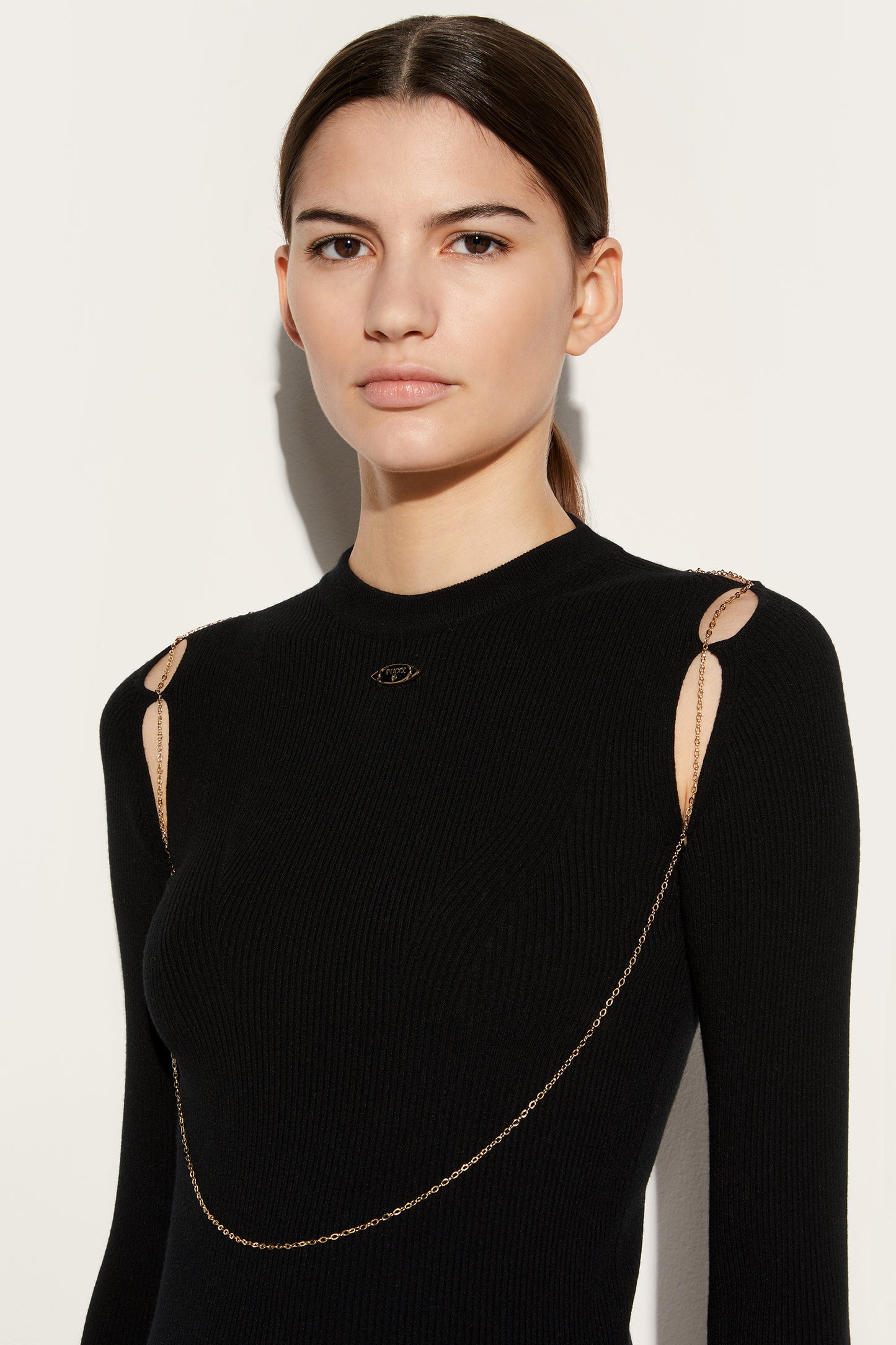 Chain-Embellished Sweater View 5 - Pucci