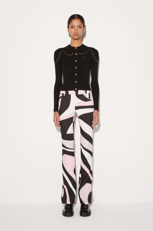 Chain-Embellished Cardigan View 2 - Pucci
