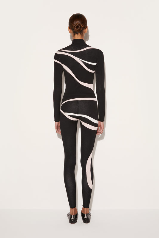 Marmo-Jacquard Leggigns View 4 - Pucci