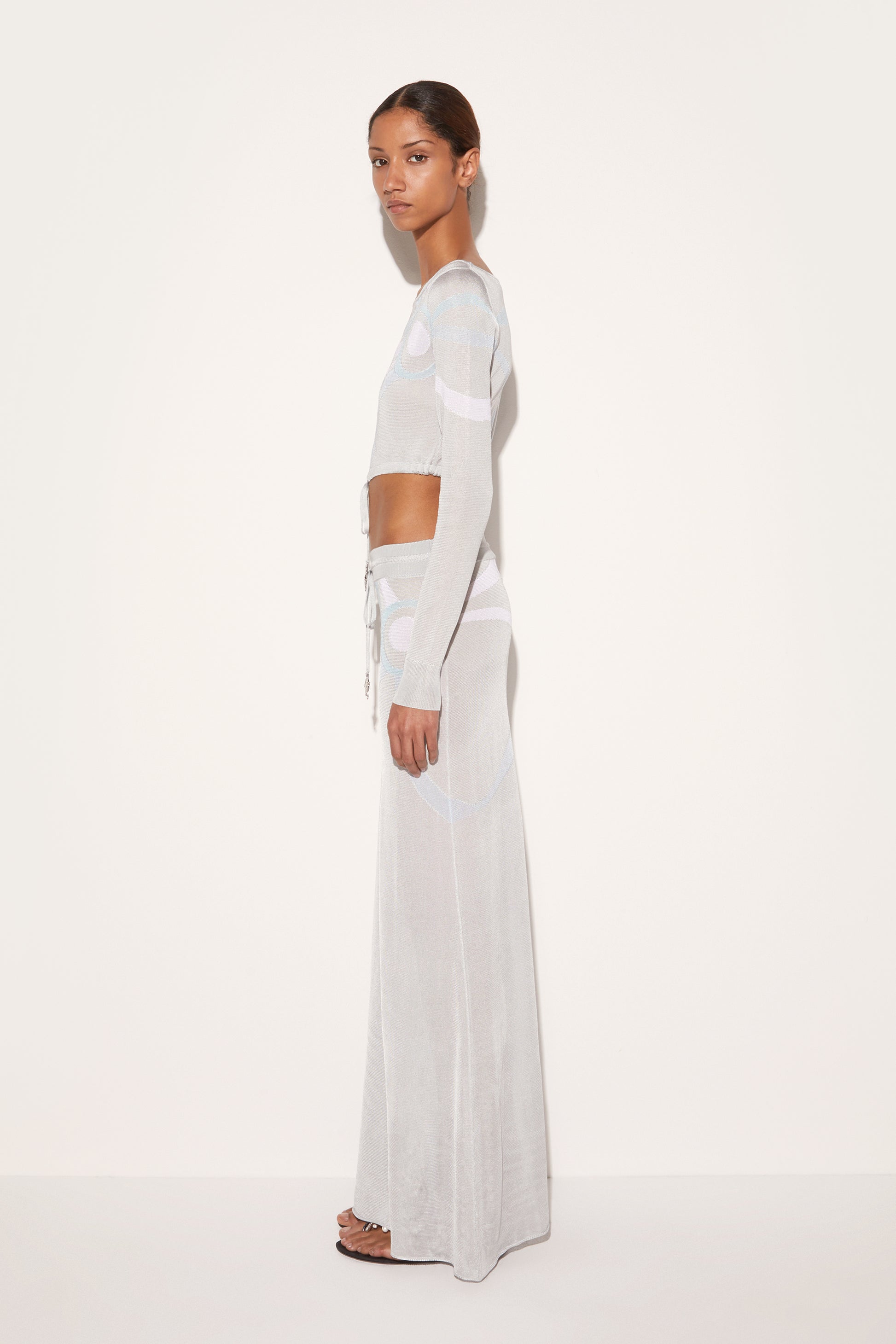 Marmo-Jacquard Long Skirt View 3 - Pucci
