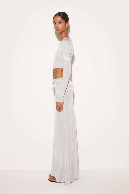 Marmo-Jacquard Long Skirt View 3 - Pucci