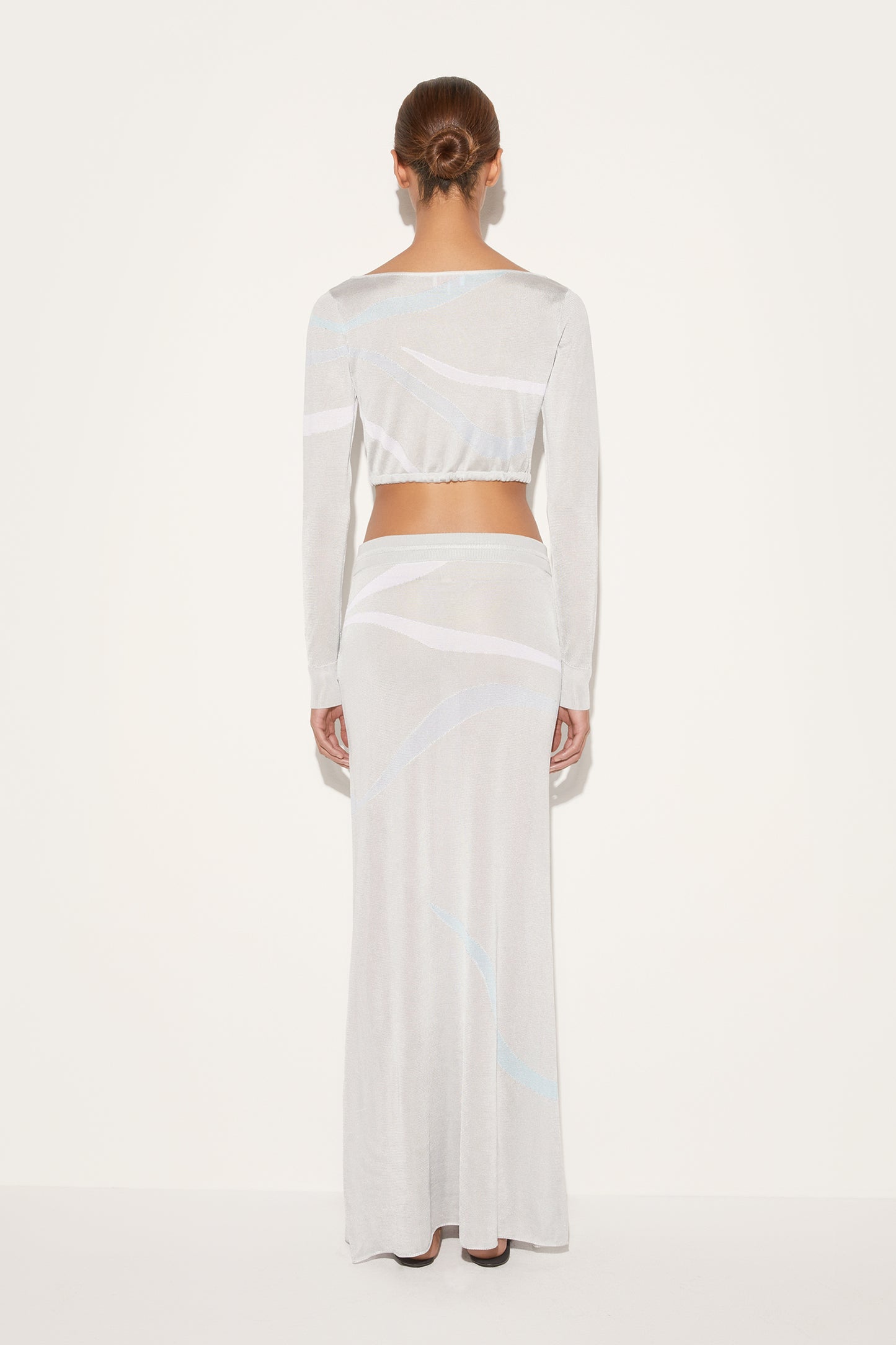 Marmo-Jacquard Long Skirt View 4 - Pucci