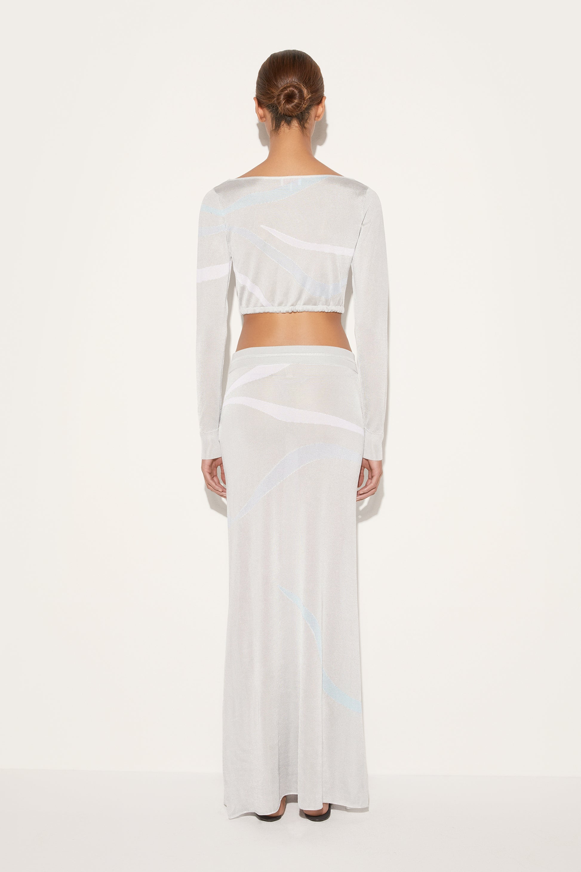 Marmo-Jacquard Long Skirt View 4 - Pucci