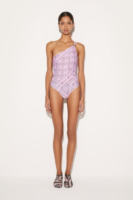 Festa-Print Swimsuit View 2 - Pucci