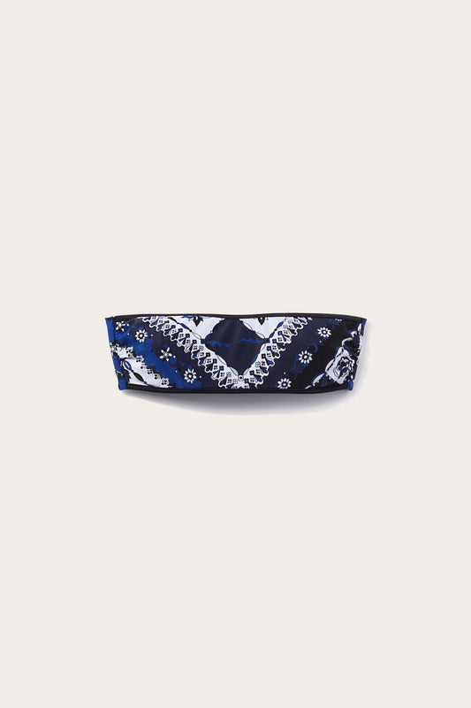 Festa-Print Bandeau Bikini Top View 1 - Pucci