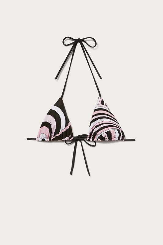 Iride-Print Bikini Top View 1 - Pucci