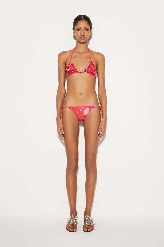 Orchidee-Print Bikini Briefs View 2 - Pucci