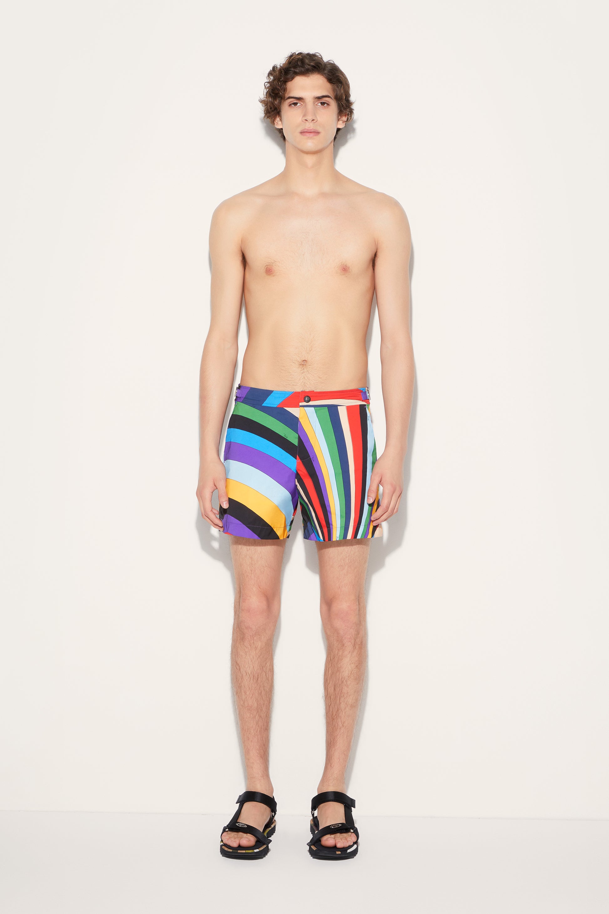 Iride-Print Swim Shorts View 2 - Pucci