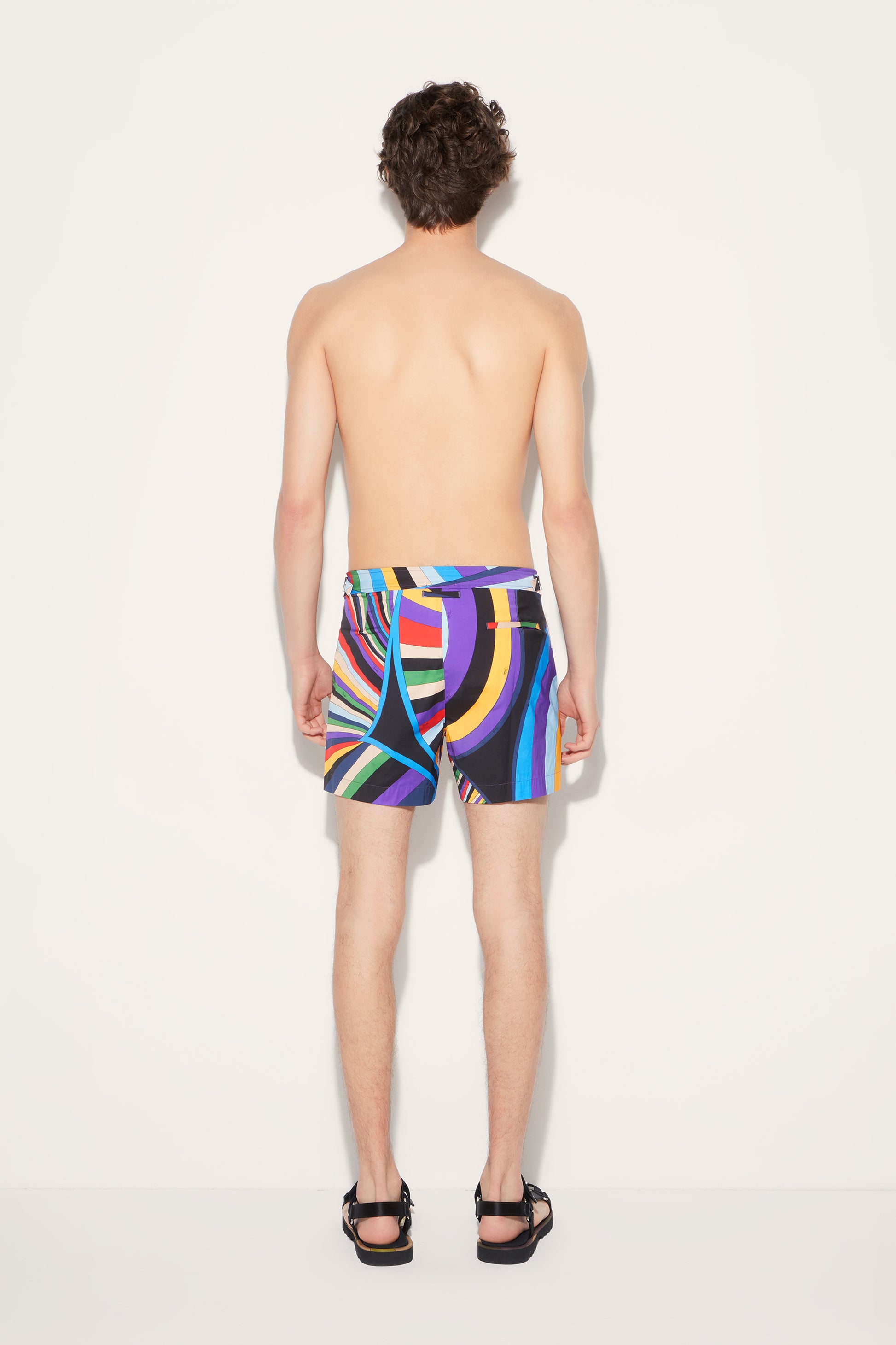Iride-Print Swim Shorts View 4 - Pucci