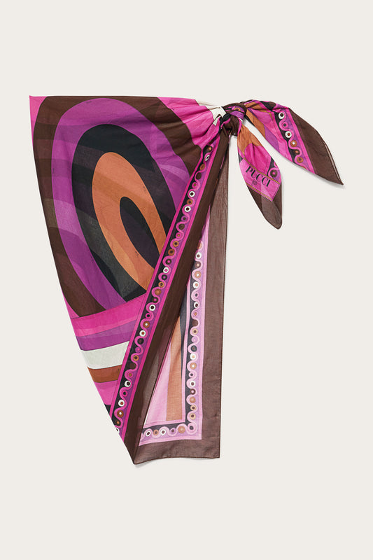 Iride-Print Cotton Pareo View 1 - Pucci