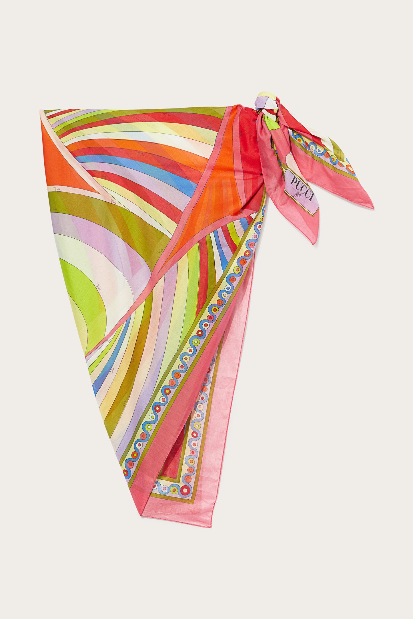 Iride-Print Cotton Pareo View 1 - Pucci